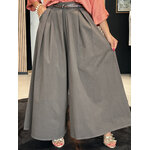 Jupe-culotte plissée CHLOE marron