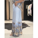pantalon luna bleu ciel perle des iles 974