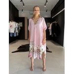 robe paysage rose perle des iles 974 mode femme la reunion grande taille
