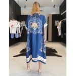 robe amalia bleu marine perle des iles 974 mode femme la reunion grande taille
