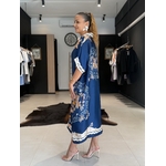 robe amalia bleu marine perle des iles 974 mode femme la reunion grande taille