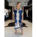 robe amalia bleu marine perle des iles 974 mode femme la reunion grande taille
