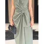 robe nouee kaki perle des iles 974 mode femme la reunion grande taille