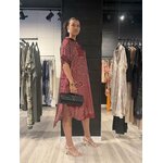 robe graphik bordeaux perle des iles 974 mode femme