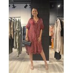 robe graphik bordeaux perle des iles 974 mode femme