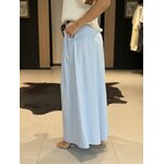 jupe culotte coton bleu ciel perle des iles 974 Mode femme grande taille