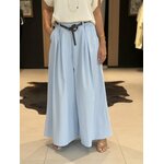 jupe culotte coton bleu ciel perle des iles 974 Mode femme grande taille