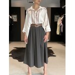 jupe marron perle des iles mode 974 grande taille