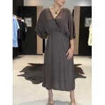 robe marron perle des iles mode 974 grande taille