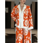 KIMONO ORANGE PERLE DES ILES 974 MODE FEMME