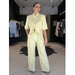 ENSEMBLE E BLAZER jaune PERLE DES ILES