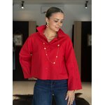 chemise chona rouge perle des iles mode femme 974