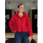 chemise chona rouge perle des iles mode femme 974