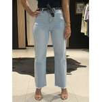 jean wide leg bleu clair perle des iles 974 mode femme
