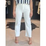 JEAN WIDE LEG BLANC PERLE DES ILES 974 MODE FEMME