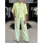 ensemble blazer raye perle des iles mode femme