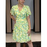 ROBE sophia vert PERLE DES ILES 974 MODE FEMME