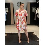 robe EDITH rouge perle des iles 974 mode femme