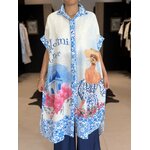 Chemise longue femme SANTORINI PERLE DES ILES 974