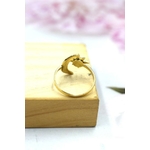 Bague acier inoxydable taille ajustable perle des iles 974