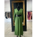 Robe MAUDE vert kaki perle des iles 974 mode femme