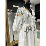 robe flora perle des iles brodé blanche mode femme coton