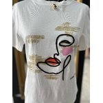 tee shirt visage coton du S au L perle des iles mode femme 974