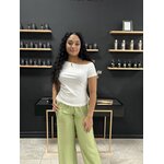 Pantalon LANA vert mode femme perle des iles 974 pantalon large