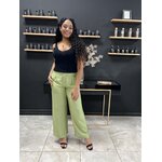 Pantalon LANA vert mode femme perle des iles 974 pantalon large