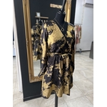 ROBE SHINE PERLE DES ILES DOREE OR GOLD NOIR MODE FEMME 974 PARFUMERIE