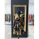 ROBE SHINE PERLE DES ILES DOREE OR GOLD NOIR MODE FEMME 974 PARFUMERIE