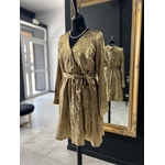 ROBE SHINE PERLE DES ILES DOREE OR GOLD NOIR MODE FEMME 974 PARFUMERIE