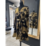 ROBE SHINE PERLE DES ILES DOREE OR GOLD NOIR MODE FEMME 974 PARFUMERIE
