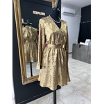 ROBE SHINE PERLE DES ILES DOREE OR GOLD NOIR MODE FEMME 974 PARFUMERIE
