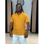 chemise SUNNY Moutarde perle des iles 974 mode homme