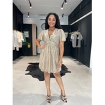 robe LAURA beige dore perle des iles 974 mode femme st pierre