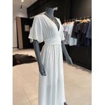 robe tina blanc ecru ivoire blanc taille grande taille perle des iles 974 la reunion mode femme pret a porter feminin robe paques