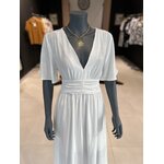 robe tina blanc ecru ivoire blanc taille grande taille perle des iles 974 la reunion mode femme pret a porter feminin robe paques