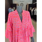 robe SUNNY fluo rose made in italie  perle des iles 974 mode femme homme parfumerie bar a parfum saint pierre la reunion