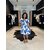 Robe FLOWER bleue du S au 4XL
