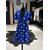 robe flora bleu royal perle des iles 974 mode femme
