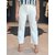 JEAN WIDE LEG BLANC PERLE DES ILES 974 MODE FEMME