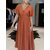 ROBE ALBA TERRACOTTA PERLE DES ILES 974 MODE FEMME