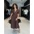 ROBE ALBA chocolat PERLE DES ILES 974 MODE FEMME