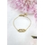 Bracelet Jonc acier inoxydable taille ajustable perle des iles 974 parfumerie mode bijoux