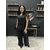 Veste Blazer noir doré mariage bapteme fete ceremonie perle des iles 974 mode femme grande taille