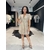 robe LAURA beige dore perle des iles 974 mode femme st pierre