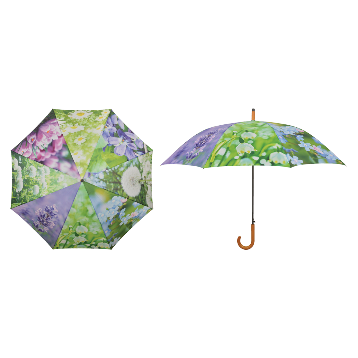 CHEZ UGO ET LEA nature et végétal esschert design parapluie adulte fleurs 1