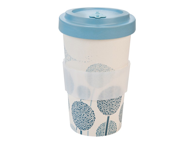 BAMBOO CUP DANDELIONS BLUE 2