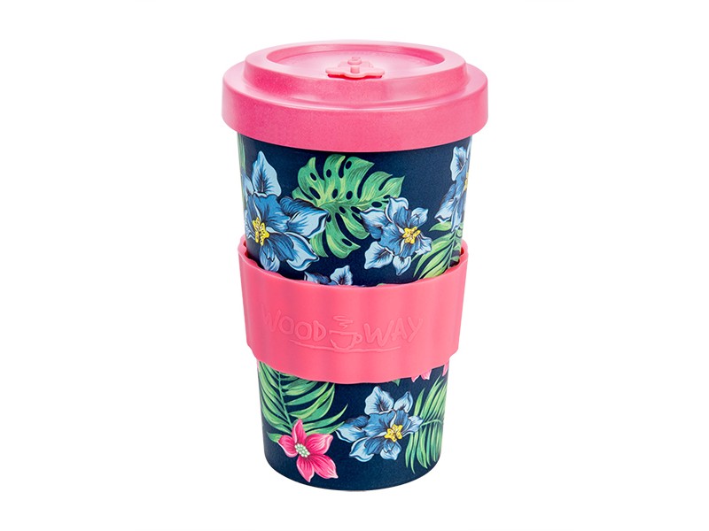 BAMBOO CUP TROPICAL PINK 2